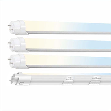 4 PACK 4FT T8 LED Tube Light, hybrid type a+b 12W/15W/18W/22W, 3000K |3500K|4000K|5000K|6500K, Single and Double End