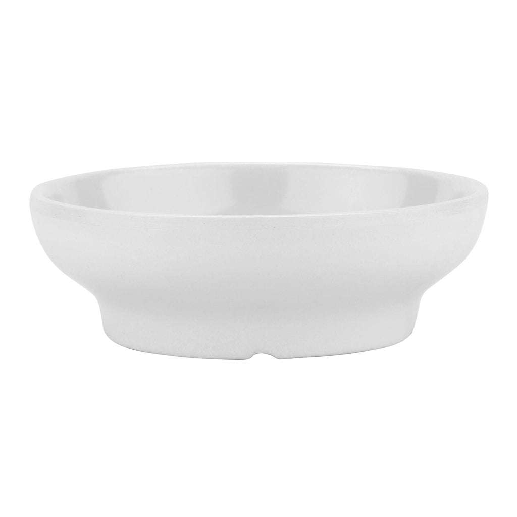 G.E.T. Melamine Salsa / Queso Ramekin Dish, 5 Ounce, White (Set of 12)