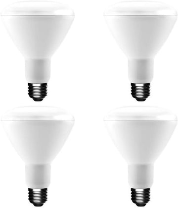 BR40 LED Light Bulb, E26 Base Dimmable LED Flood Light Bulbs, 17W, 2700K, 1260LM, UL & Energy Star Listed, 4 PK