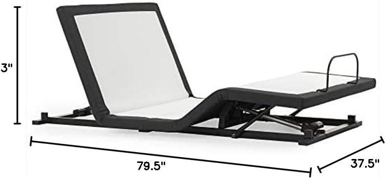 Z4 Adjustable Bed Frame for Storage Beds with Massage Anti-Snore, Zero G, USB Charging Station, Wireless Remote Head