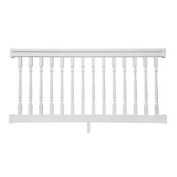 12'W x 36"H Premium Handrail Kit with 29 Colonial Spindles, White