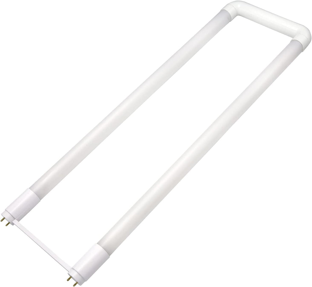 T8 U Bend LED Tube Light Hybrid Type A+B Shatterproof Plug & Play or Ballast Bypass 15W (32W Equivalent) 1900 Lumen