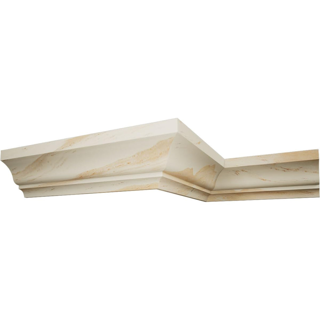 Crown Moulding, Solid Wood, 2 11/16"H x 1 13/16"P x 3 1/4"F x 96"L, Stain Grade Pine
