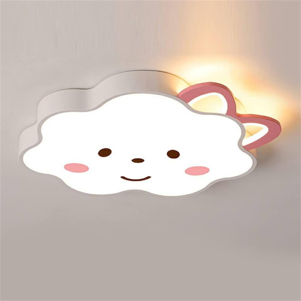 Lovely Cloud Shape LED Ceiling Light Girls Room LED Flush Mount Light Fixture Baby Room Close to Ceiling Lighting