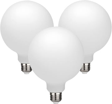 LED Edison Globe Light Bulbs, Warm White 2700K CRI90, 5W Equivalent 60W