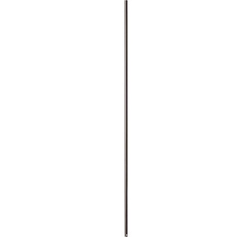 Plain Round Bar Iron Staircase Balusters (Set of 10) in Satin Black 9/16" x 44" Hollow Bar