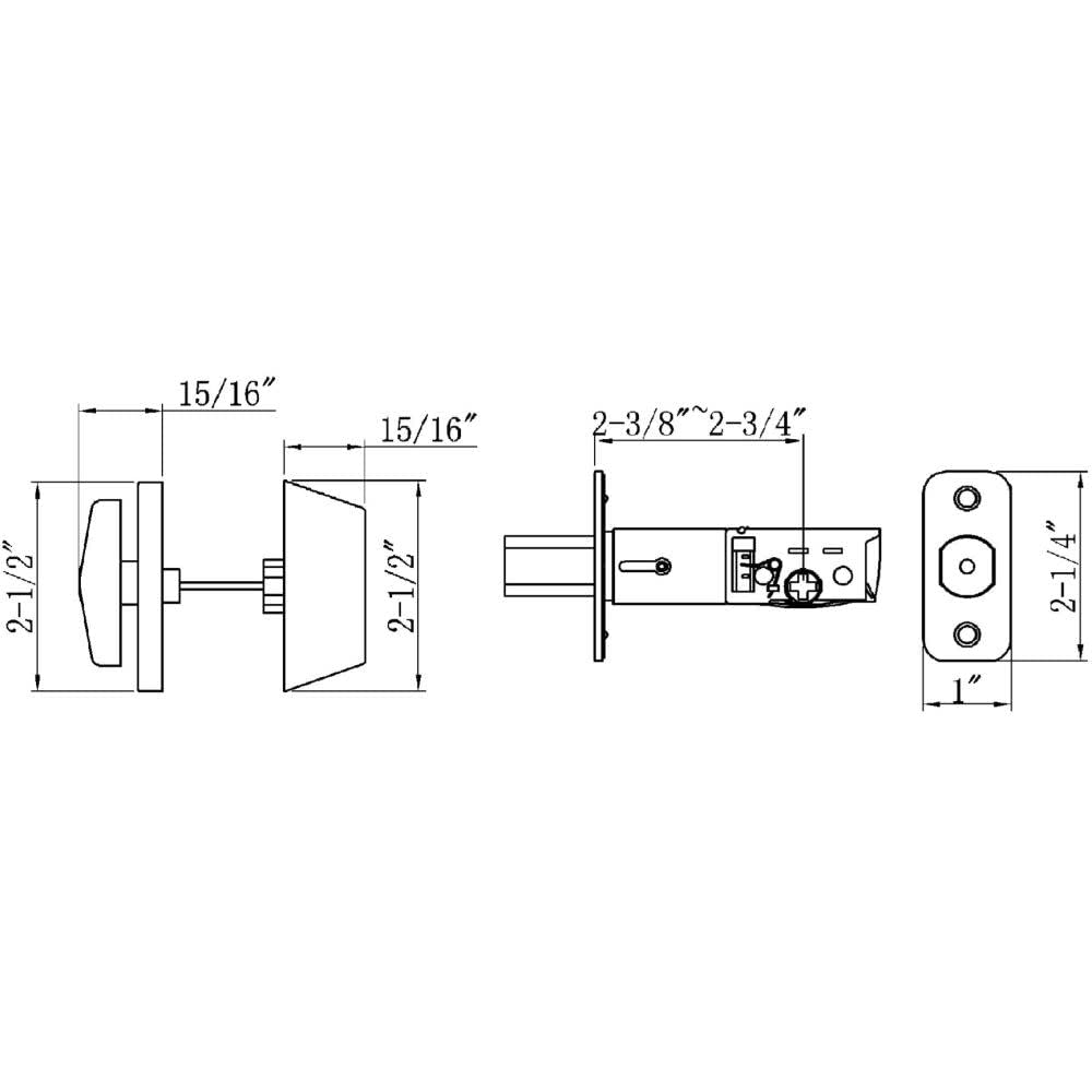 Single Cylinder Deadbolt, Satin Nickel