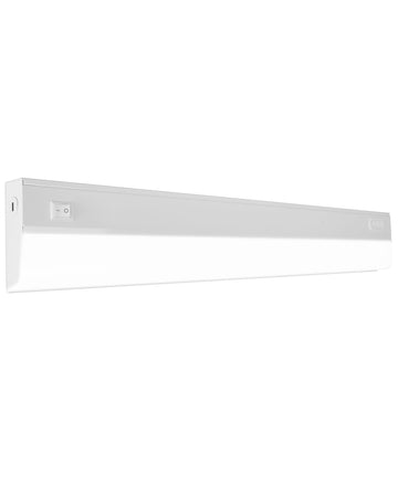 24" LED Direct Wire Under Cabinet Light with On/Off Switch - Dimmable LED Lights - Selectable CCT