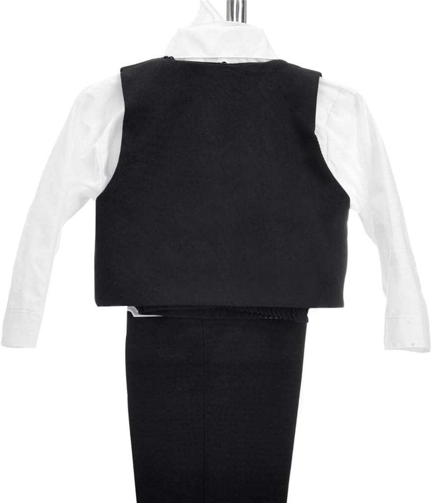 Boys 5 Pcs Formal Tuxedo Suits, Baby Toddler to 8Y