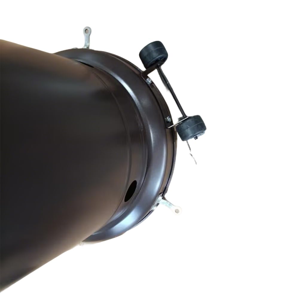 BTU Bronze Propane Patio Heater with Wheels and Round Tabletop Design
