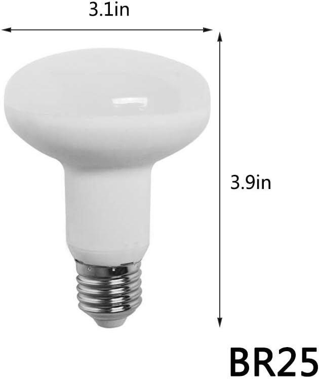 BR25(R80) LED Flood Recessed Light Bulbs 12WLight Bulb Non-Dimmable, CRI>90+120 Watt Incandescent Equivalent 1800LM