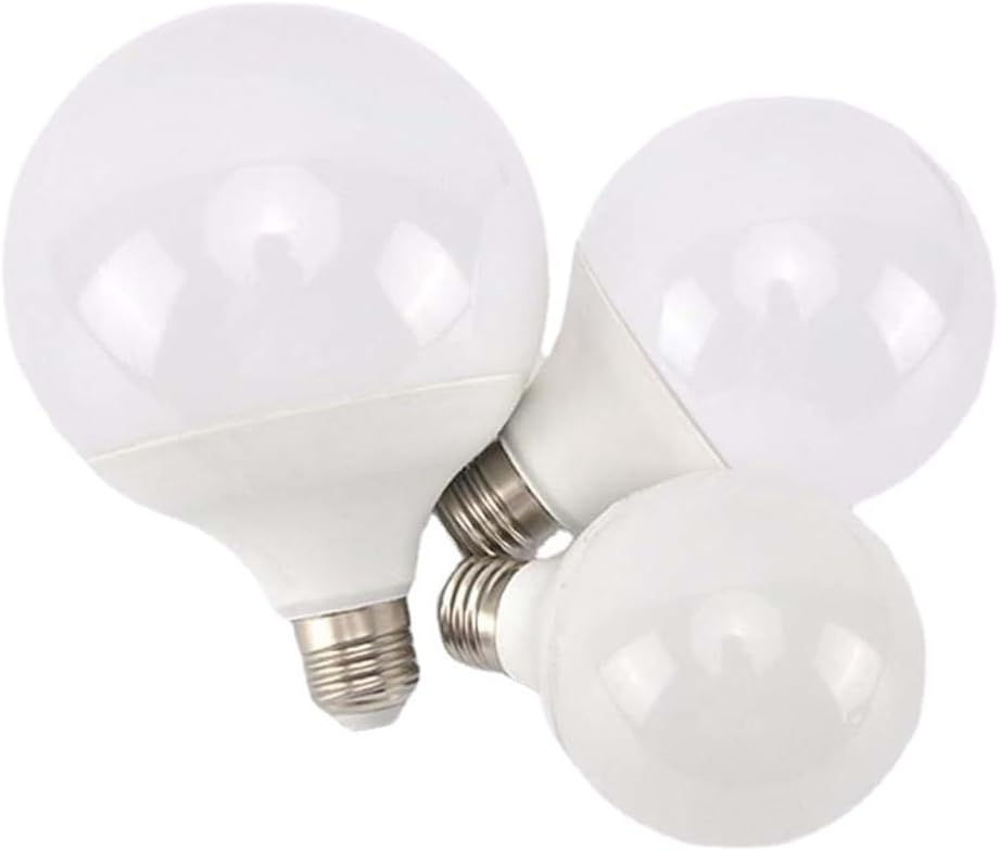 Indoor Lighting 5pcs/lot LED Bulb E27 Screw 10W/15W/18W G80/G95/G120mm Bulb High Brightness Light Source Mirror Front