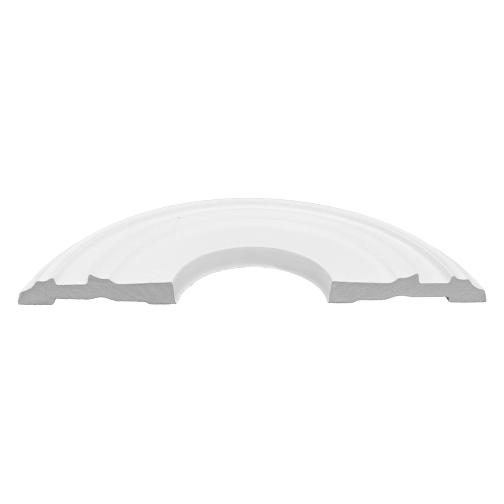 12" Decorative Ceiling Medallion for Light Fixtures & Fans PU White