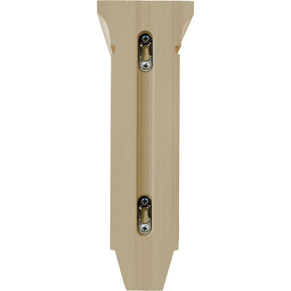 Medium Lucan Wood Corbels, 4"W x 8"D x 12"H, Rubberwood