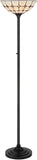 Castillo 72" High Black Torchiere Floor Lamp