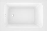 VTPN483219T 48-Inch Acrylic Drop-In Tub, Glossy White