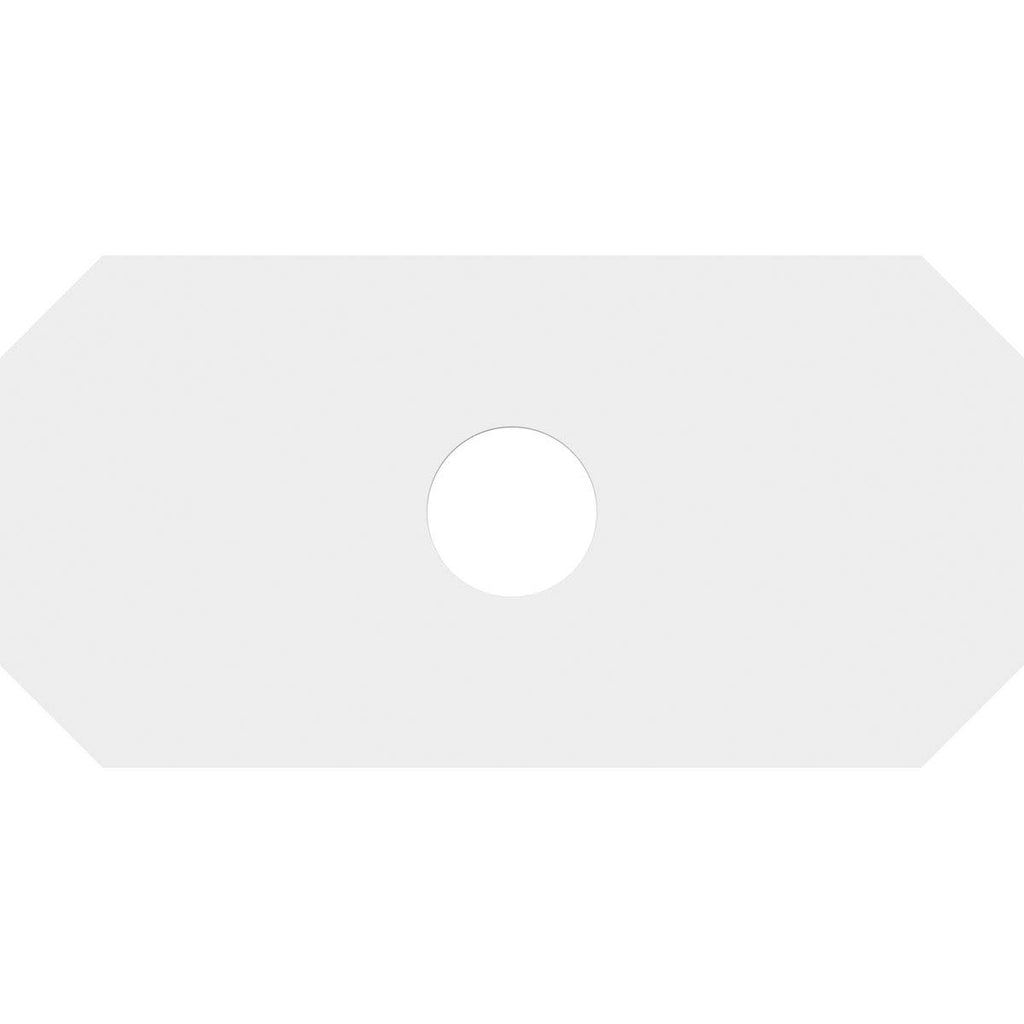 03000 Emerald Architectural Grade PVC Contemporary Urethane Ceiling Medallions 18"W x 9"H x 3"ID x 6 1/4"C