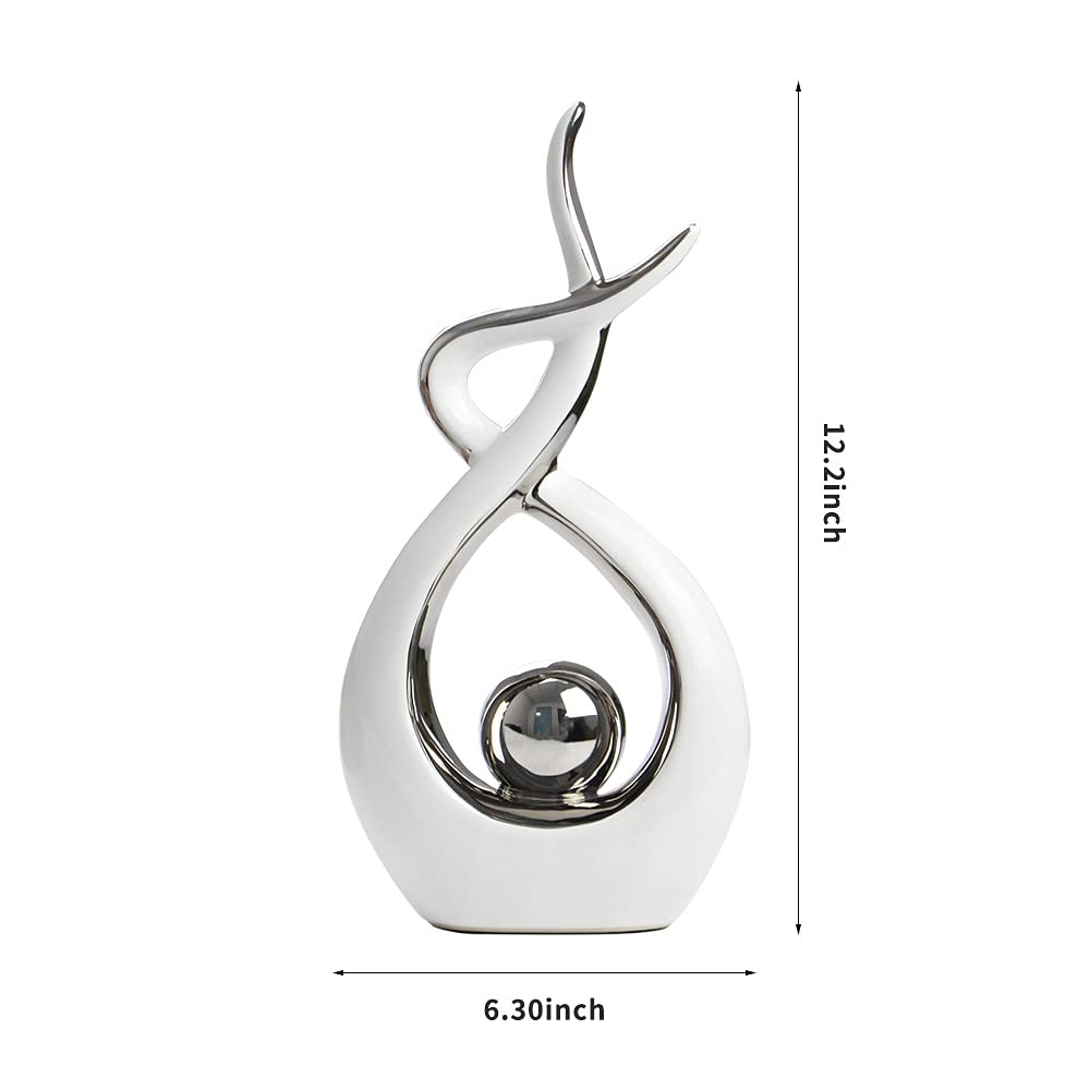 Decor Modern Abstract Art Ceramic Statue Table Decorations Living Room Office Centerpiece