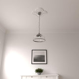 17 3/4"OD x 3 3/4"ID x 1"P Peralta Ceiling Medallion (Fits Canopies up to 4 5/8")