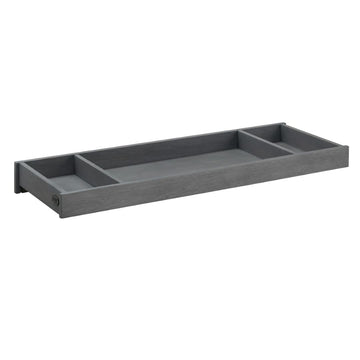 48065570 Cascade Premium Changing Topper for 6-Drawer Dresser, Wire Brush Multi-Tone Gray Finish