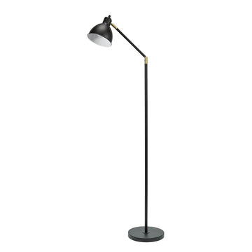 Modern Adjustable Floor Lamp, Standing Lamp, Living Room Light, LED Bulb NOT Included, 54.5", Black
