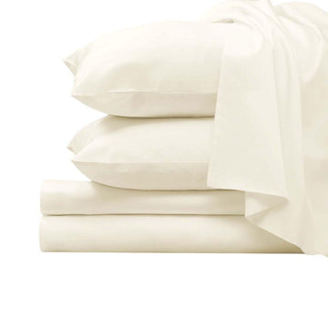 Cotton California King Sheet Set 1000 Thread Count, New Ivory