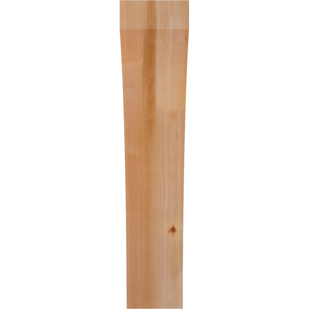 6"W x 22"D x 30"H Thorton Rough Sawn Knee Brace, Western Red Cedar