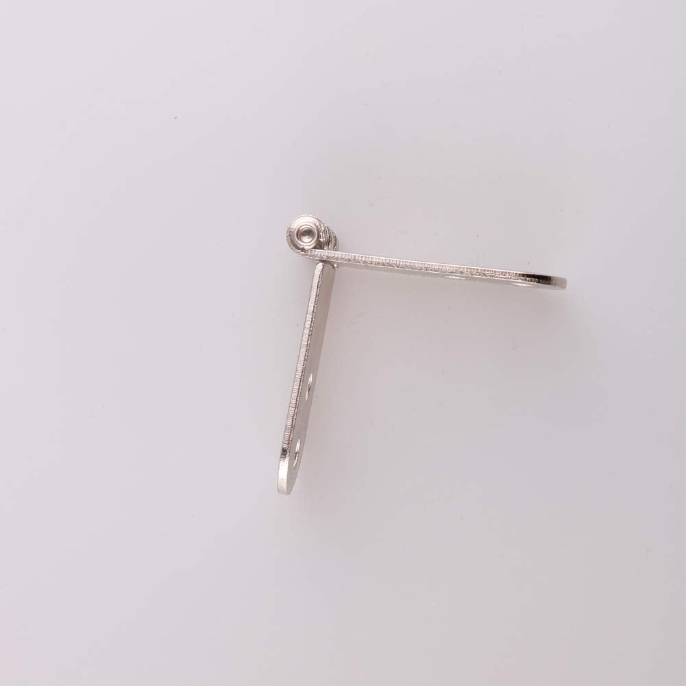 8 Pieces 180 Degree Folding Flush Hatch Hinges, Sewing Machine Tray Table Hinge Table Hinge for Multiple Folding