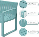 4-Piece Wicker Outdoor Patio Furniture Set - Conversation | All-Weather Resistant for Patio, Garden & Porch