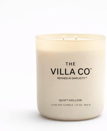 Quiet Hollow | Scented Candle for Women & Men | Hand-Poured, Aromatic & Fragrant | 60 Hour Burn Time 12 OZ | Soy - Set of 12