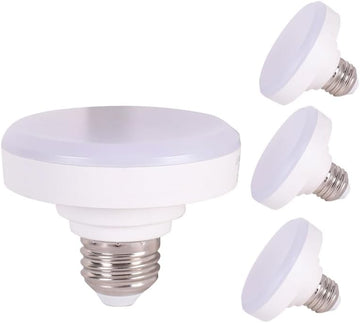 E27 120V 10W LED Mini Flat Light Non-dimmable 75W Squat Bulb Replacement 3000K Soft White led Bulb (Warm White 3000K)