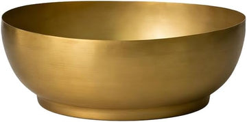 Lightweight Antique Brass Decorative Bowl - Elegant Potpourri Catchall for Diwali Home Décor, Entryway and Dining