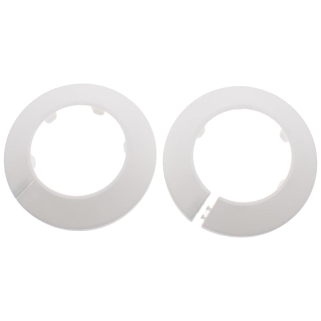 3" Water Pipe Flange Cover 4 Pcs Snap Type Round Escutcheon Plate Cover for Water Pipe Faucet Collar Decoration