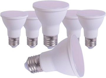 PAR20 E27 120V Dimmable 7W 2700K Warm White led Bulb Equivalent to 60W 70W Halogen Bulb (2700K Warm White)