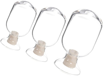 Glass Match Jar with Lid for Matches Display Storage - Set of 3