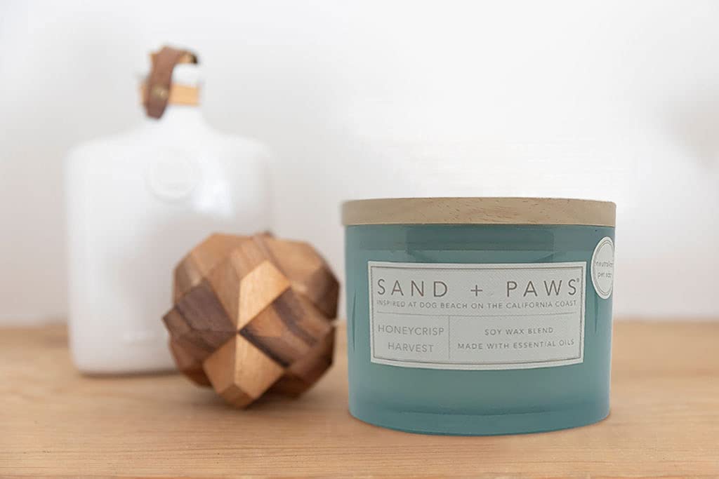 + Paws Scented Candle - Fresh Jasmine - Additional Scents and Sizes -Luxurious Air Freshening Jar Candles Neutralize