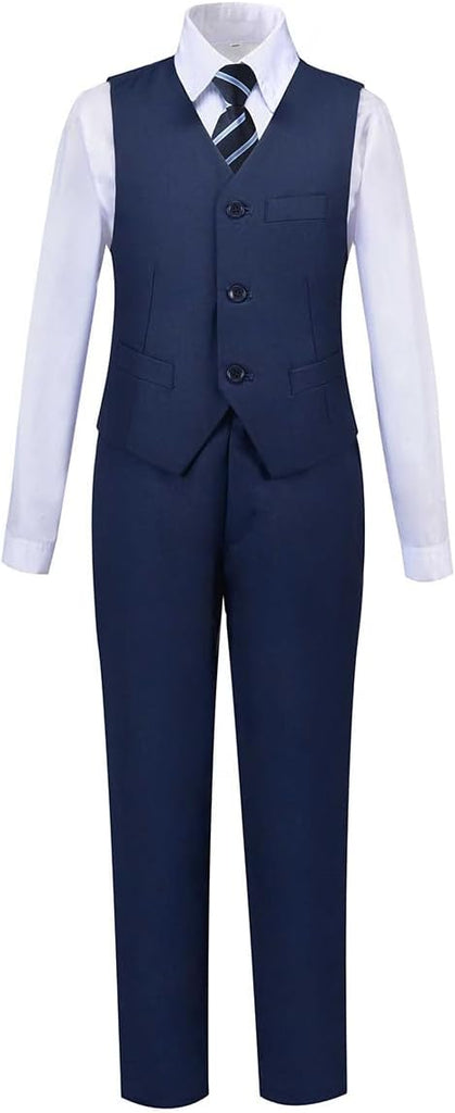 Toddler Boys Suit Kids Formal Slim Fit Suits Boy Tuxedo for Wedding