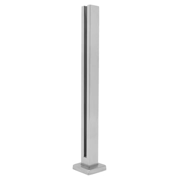 Glass Railing Post, 304 Stainless Steel Glass Balustrade, Balcony Guardrails for Balustrade Balcony Deck Stairs