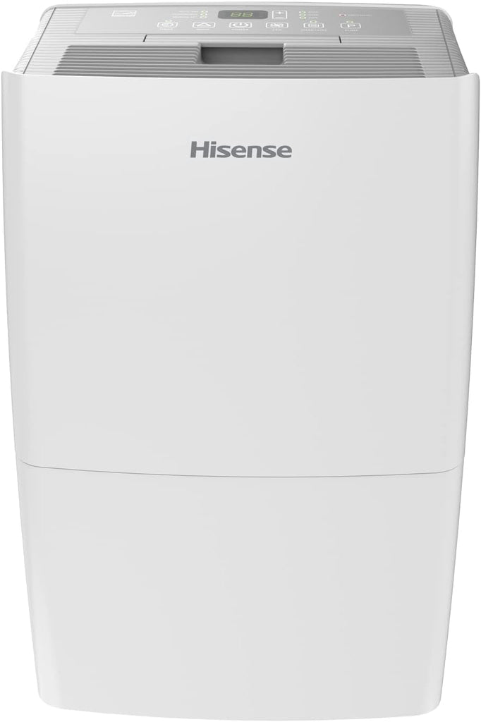 50 Pint 3-Speed Dehumidifier with Built-in Pump, 3 Modes Auto, Continuous, Manual, White, Up to 4500 sq ft