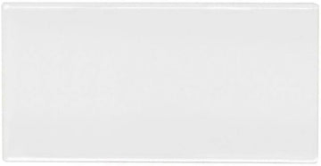 White Ceramic 3x6 Glossy Subway Wall Tile Backsplash Shower, Accent Decor, Fireplace (80 Pieces - Box of 10 sq.ft.)