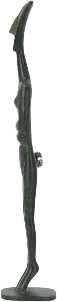 Cycladic Figurine Idol Greek Statue Sculpture Museum Real Bronze Metal Art Copy