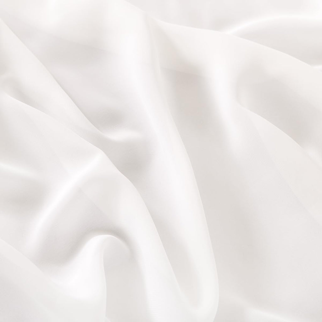 Ivory Chiffon Fabric by The Yard Continuous Sheer Arch Fabric 10 Yards