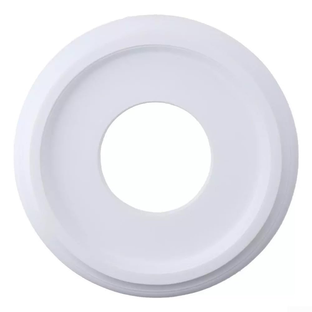 PU Ceiling Medallion Sturdy Decorative For Elevating The Look Of Your Home Lighting Fixtures And Chandeliers White