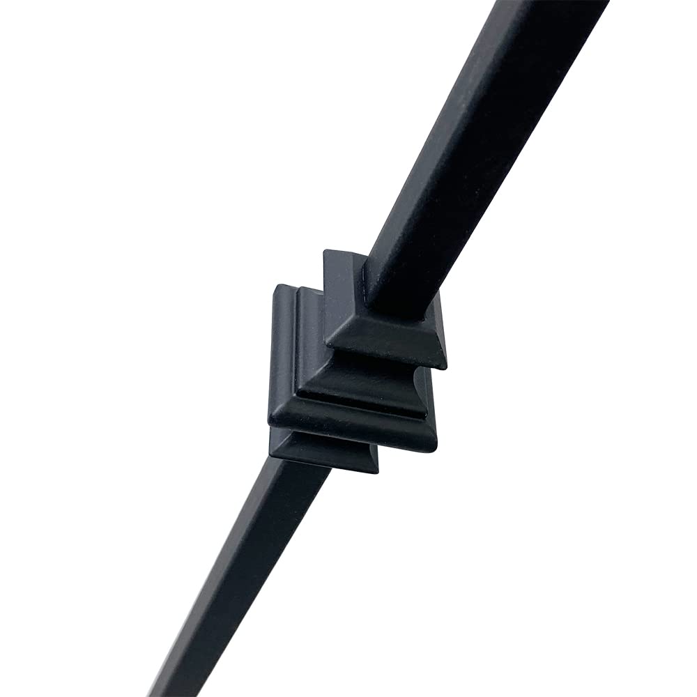 Staircase Iron Balusters (Box of 10) Stair Spindles 1/2" Square Metal Balusters - Hollow Single Knuckle Staircase