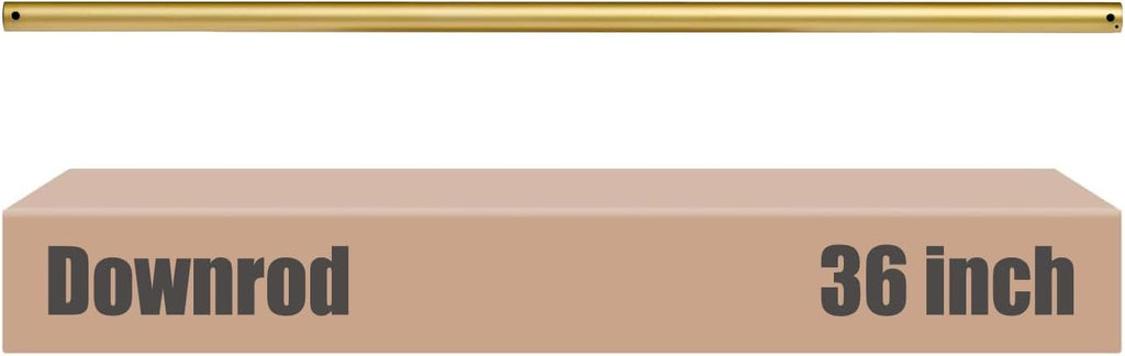 Gold 36 inch ceiling fan downrod