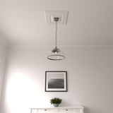 18-Inch x 18-Inch x 3 1/2-Inch ID x 1 1/8-Inch Eris Ceiling Medallion