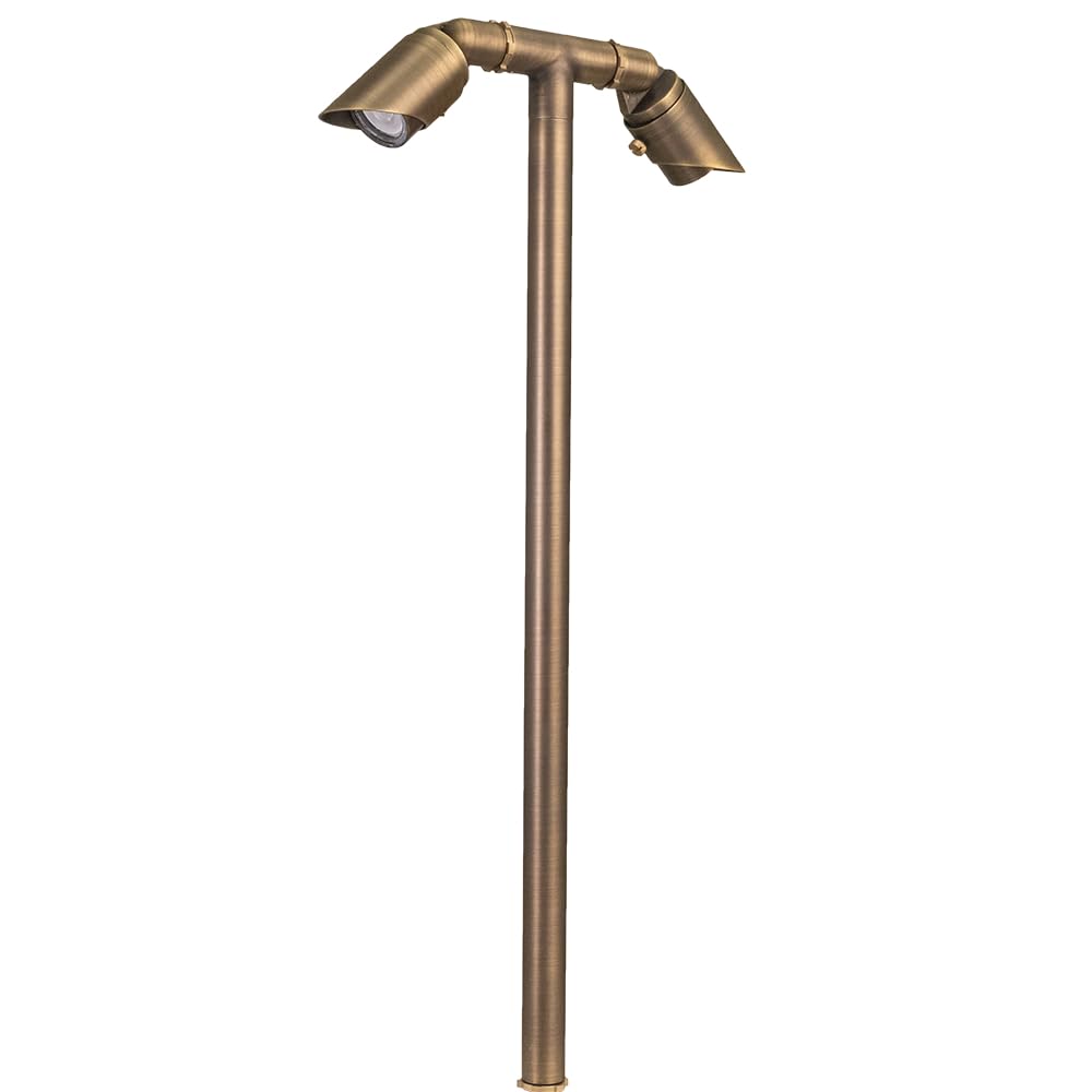Twinnovator Cast Brass 12V Adjustable Path Light (Bronze)