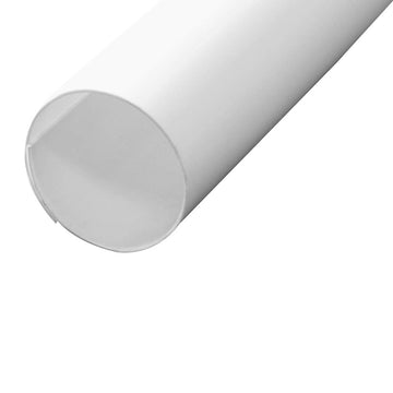 Closet Rod Covers, White, 72 in., Fits Most Rod Diameters, 12 Pack