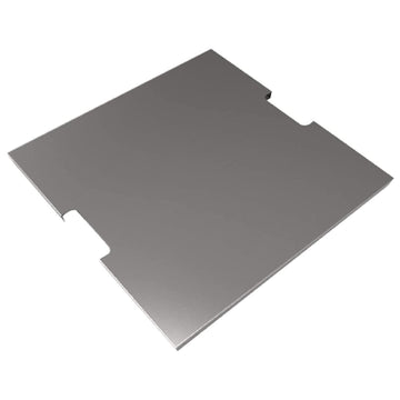 Manhattan Stainless Steel Cover Stainless Steel Outdoor Manhattan Fire Pit Table Cover Square 21 x 21 x 1 inches
