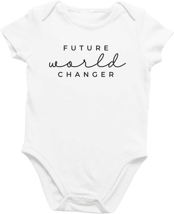 Organic Cotton Baby Onesie - Infant Bodysuit, Soft Breathable Outfit, Unisex Baby Clothes, Snap Closure